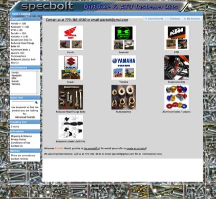 Specbolt_Website - web design by Carlsbad Websites Web Design